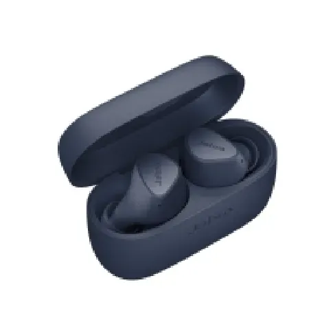 Bilde av best pris Jabra Elite 3 - True wireless-hodetelefoner med mikrofon - i øret - Bluetooth - lydisolerende - marineblå TV, Lyd & Bilde - Hodetelefoner & Mikrofoner