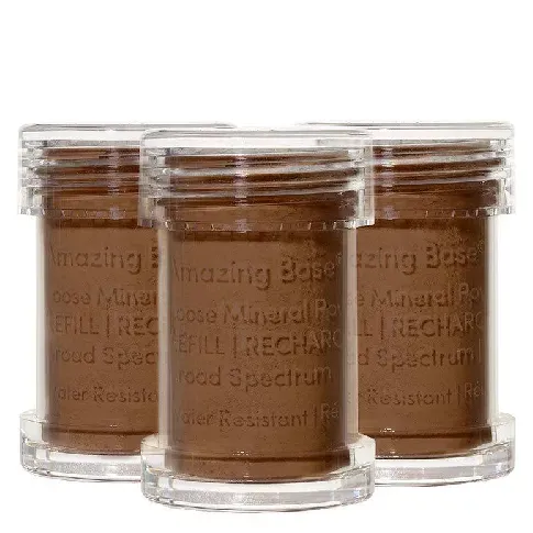 Bilde av best pris Jane Iredale Amazing Base Refillable Brush Cocoa 3 Pack Refills Sminke - Ansikt - Pudder