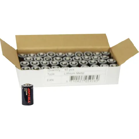 Bilde av best pris Japcell litium CR2 batteri, 40 stk. Backuptype - Værktøj
