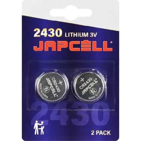 Bilde av best pris Japcell litium CR2430 batteri, 2 stk. Backuptype - Værktøj