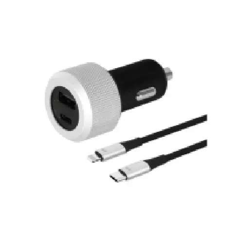 Bilde av best pris Just Mobile Highway Turbo w. USB-C to Lightning cable Elektrisitet og belysning - Innendørs belysning - Lysterapi