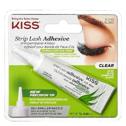 Bilde av best pris KISS Lash Glue Ever Ez Aloe Vera Adhesive Latex Clear 7g Sminke - Øyne - Vippelim