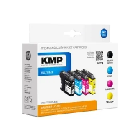 Bilde av best pris KMP B62VX - 4-pack - svart, gul, cyan, magenta - kompatibel - blekkpatron - for Brother DCP-J4120, J562, MFC-J4625, J480, J5320, J680, J880 Business Smart MFC-J4420 Skrivere & Scannere - Blekk, tonere og forbruksvarer - Blekk