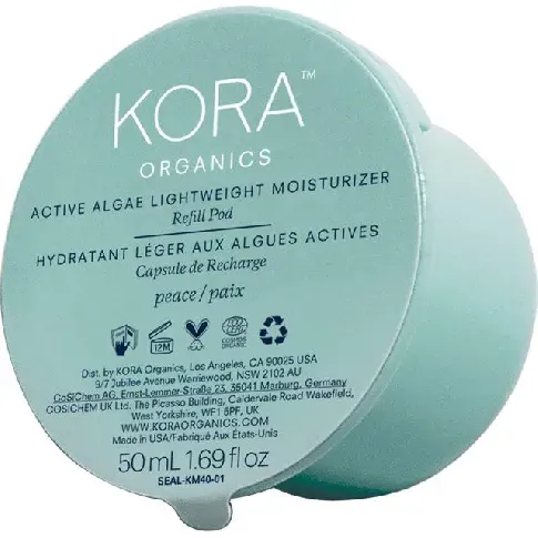 Bilde av best pris KORA Organics - Active Algae Lightweight Moisturizer Refill Pod 50 ml - Skjønnhet