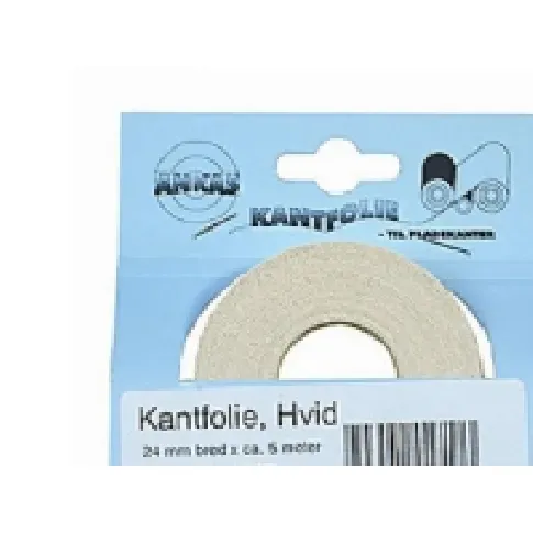 Bilde av best pris Kantfolie hvid 17mm 5mtr - til påstrygning (kantbånd) Papir & Emballasje - Emballasje - Flastfolie