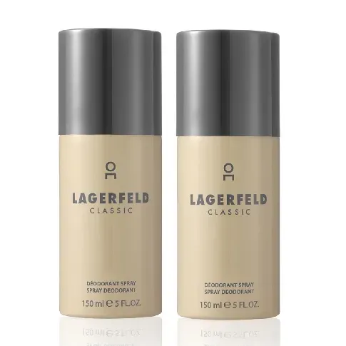 Bilde av best pris Karl Lagerfeld - 2x Classic Deodorant Spray 150 ml - Skjønnhet