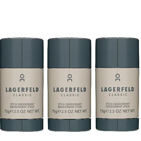 Bilde av best pris Karl Lagerfeld - 3x Classic Deodorant Stick - Skjønnhet