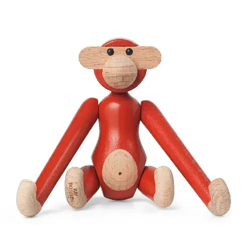 Bilde av best pris Kay Bojesen Mini vintage ape, rød Figur