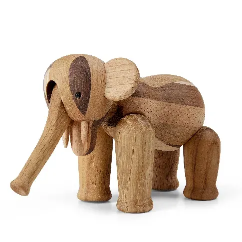 Bilde av best pris Kay Bojesen Reworked Anniversary elefant mini, 7,5x12x9,5 cm Trefigurer