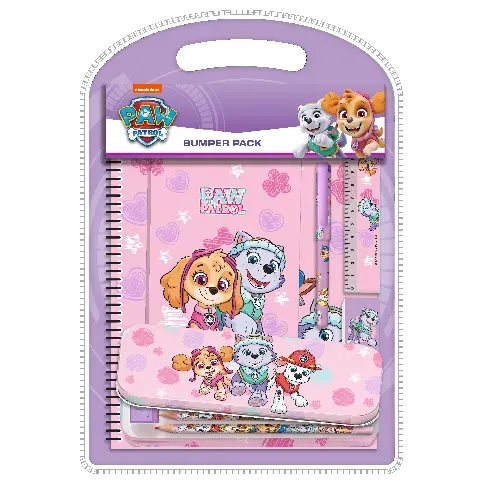 Bilde av best pris Kids Licensing - Pink writing set with metal box - Paw Patrol (045606884) - Leker