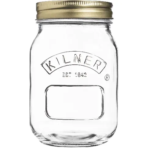 Bilde av best pris Kilner Konserveringskrukke 0,5 liter Rund Oppbevaringsglass