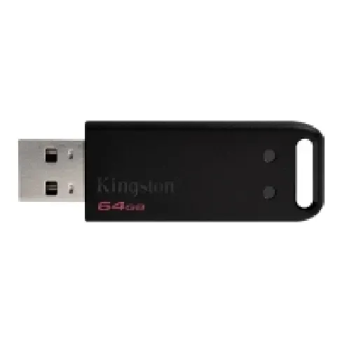 Bilde av best pris Kingston DataTraveler 20 - USB-flashstasjon - 64 GB - USB 2.0 PC-Komponenter - Harddisk og lagring - USB-lagring