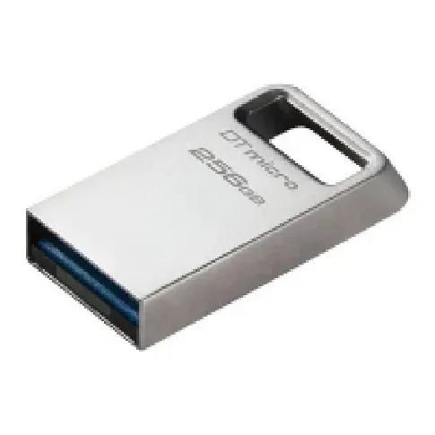 Bilde av best pris Kingston DataTraveler Micro - USB-flashstasjon - 256 GB - USB 3.2 Gen 1 PC-Komponenter - Harddisk og lagring - USB-lagring