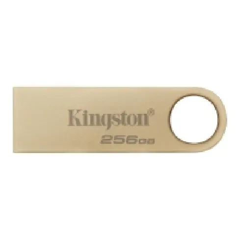 Bilde av best pris Kingston DataTraveler SE9 G3 - USB-flashstasjon - 256 GB - USB 3.2 Gen 1 - gull PC-Komponenter - Harddisk og lagring - USB-lagring