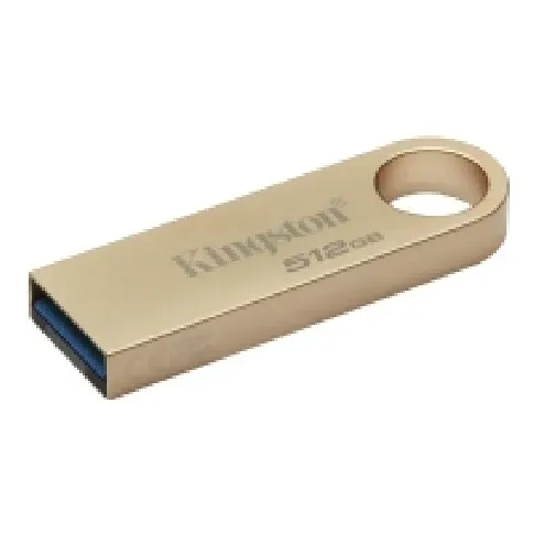 Bilde av best pris Kingston DataTraveler SE9 G3 - USB-flashstasjon - 512 GB - USB 3.2 Gen 1 - gull PC-Komponenter - Harddisk og lagring - USB-lagring