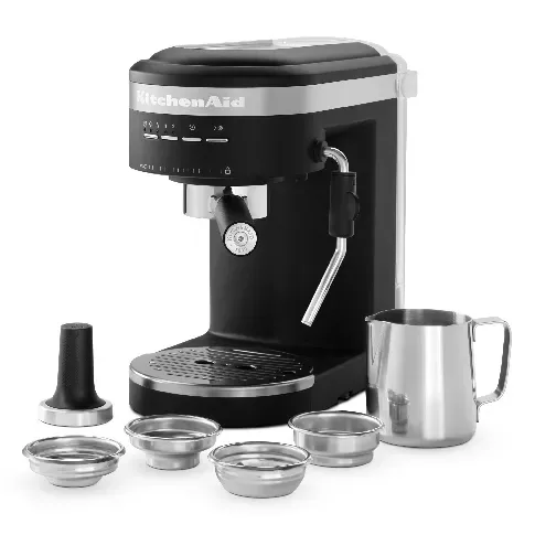 Bilde av best pris KitchenAid 5KES6403EBM espressomaskin, matte black Espressomaskin