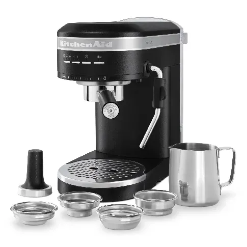 Bilde av best pris KitchenAid Artisan 5KES6503 espressomaskin, cast iron black Espressomaskin