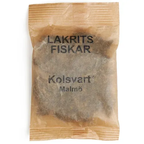 Bilde av best pris Kolsvart Søt fisk, 120 g Lakris