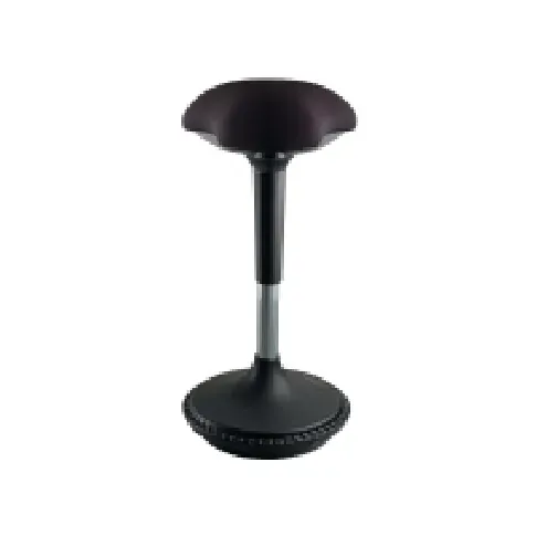 Bilde av best pris Kontorstol Unilux MOOVE - ergonomisk ståstol sort/stål interiørdesign - Stoler & underlag - Kontorstoler