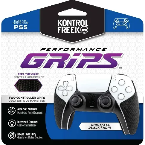 Bilde av best pris KontrolFreek - Performance Grips (Black) - PS5 - Videospill og konsoller
