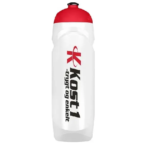 Bilde av best pris Kost1 Drikkeflaske 750 ml - Hvit-Rød Treningsutstyr - Shakere &amp; Drikkeflasker