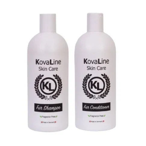 Bilde av best pris Kovaline - 1 x 500 ml Conditioner + 1x 500 ml Shampoo - Kjæledyr og utstyr