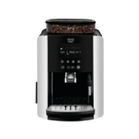 Bilde av best pris Krups EA817810, Espressomaskin, 1,7 l, Kaffe bønner, Innebygd kaffekvern, 1450 W, Sort, Sølv Kjøkkenapparater - Kaffe - Espressomaskiner