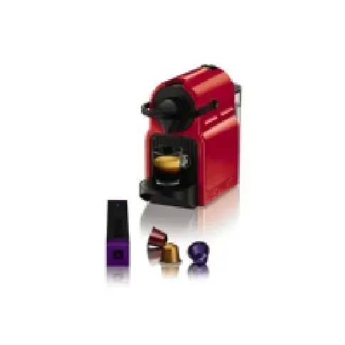 Bilde av best pris Krups Nespresso Inissia XN1005 Ruby Red, Kapsel kaffemaskine, 0,7 L, Kaffekapsel, 1260 W, Rød Kjøkkenapparater - Kaffe - Kapselmaskiner
