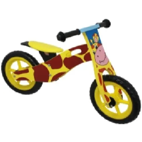 Bilde av best pris Løbecykel Giraf i træ med rigtige lufthjul Utendørs lek - Gå / Løbekøretøjer - Løpe sykkel