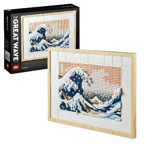 Bilde av best pris LEGO Art - Hokusai– Den store bølgen ved Kanagawa (31208) - Leker