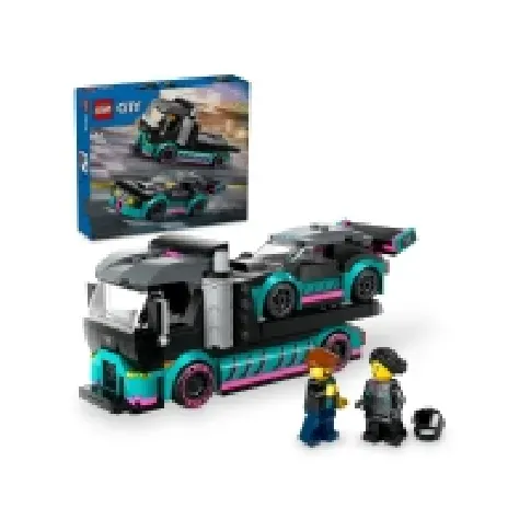 Bilde av best pris LEGO City 60406 Racing bil og biltransporter LEGO® - LEGO® Themes A-C - LEGO City