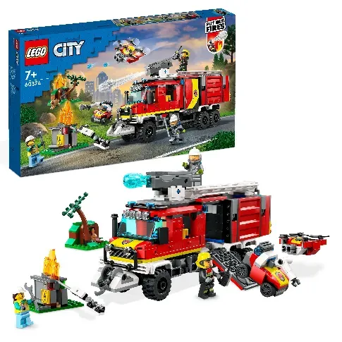 Bilde av best pris LEGO City - Brannvesenets kommandobil (60374) - Leker