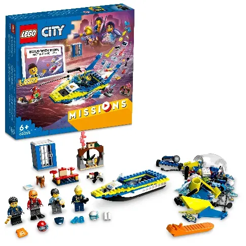 Bilde av best pris LEGO City - Sjøpolitiet på oppdrag (60355) - Leker