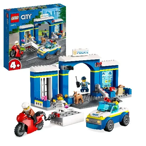 Bilde av best pris LEGO City - Skurkejakt på politistasjonen (60370) - Leker