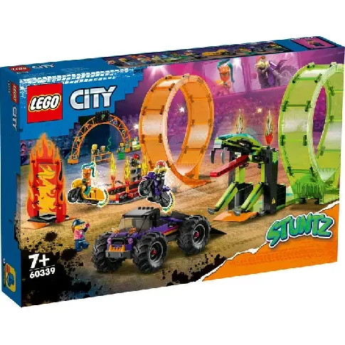 Bilde av best pris LEGO City - Stuntarena med to looper (60339) - Leker