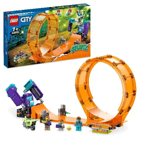 Bilde av best pris LEGO City - Stuntloop med sjimpanse (60338) - Leker