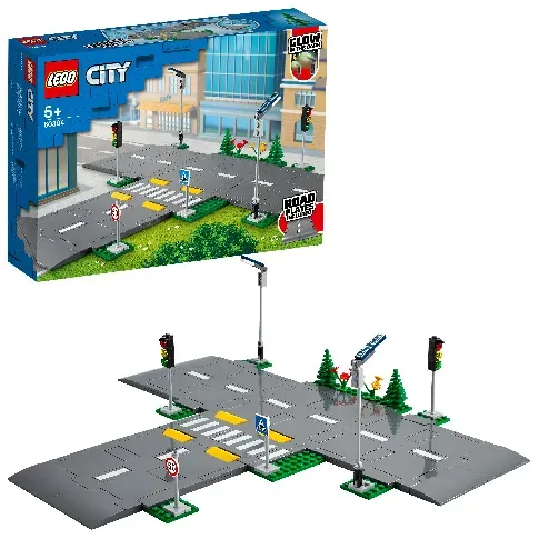 Bilde av best pris LEGO City - Veiplater (60304) - Leker