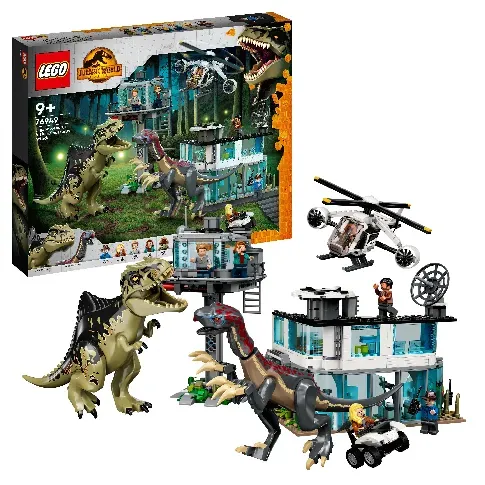 Bilde av best pris LEGO Jurassic World - Giganotosaurus og Therizinosaurus angriper (76949) - Leker