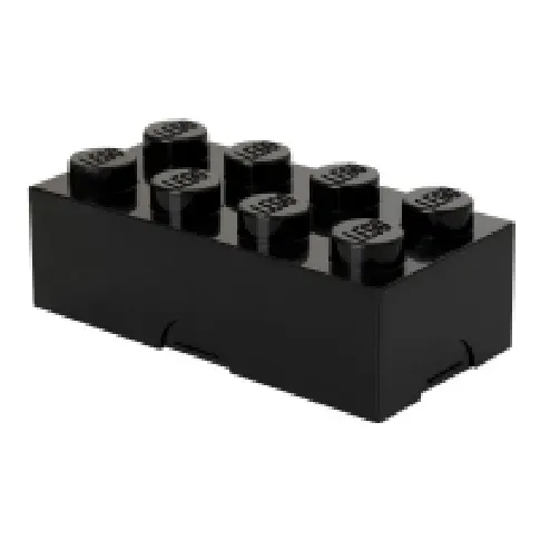 Bilde av best pris LEGO Lunch Box 8 - Matlagringsbeholder - svart Kjøkkenutstyr - lunsj - Matboks