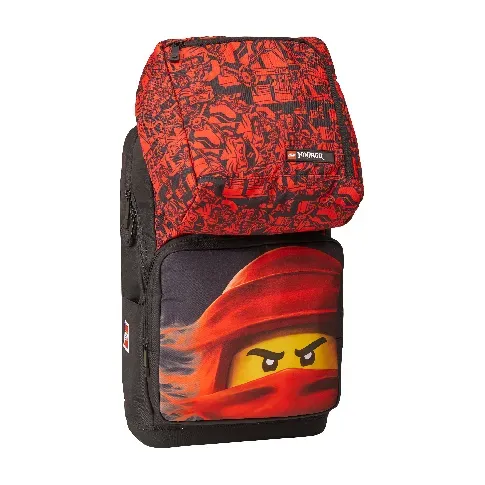 Bilde av best pris LEGO - Optimo Plus School Bag - Ninjago Red (20213-2202) - Leker