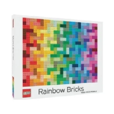 Bilde av best pris LEGO Rainbow klosser 1000 deler Leker - Spill - Gåter
