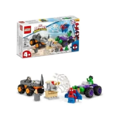 Bilde av best pris LEGO Spidey 10782 Oppgjør mellom Hulk og Rhino-truck LEGO® - LEGO® Themes J-N - LEGO Marvel