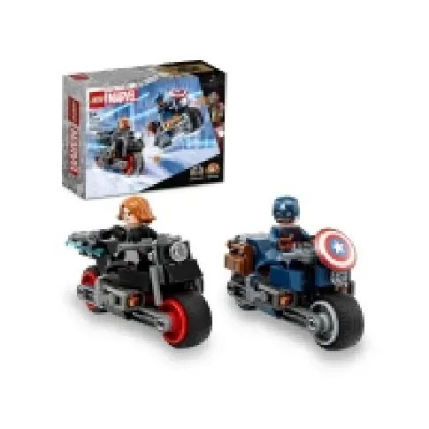 Bilde av best pris LEGO Super Heroes 76260 Motorsyklene til Black Widow og Captain America LEGO® - LEGO® Themes J-N - LEGO Marvel