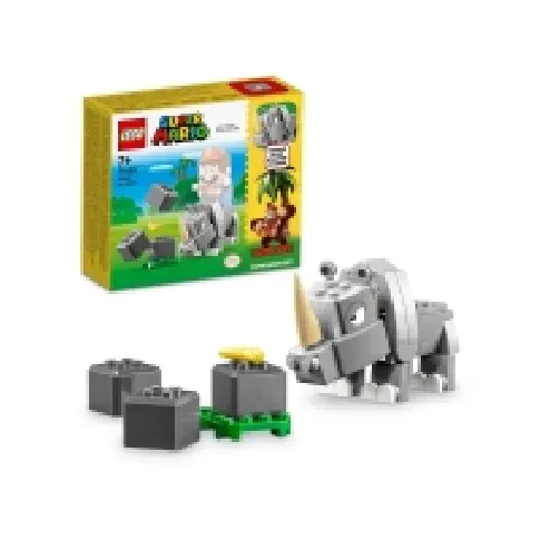 Bilde av best pris LEGO Super Mario 71420 Neshornet Rambi – ekstrabanesett LEGO® - LEGO® Themes O-Z - LEGO Super Mario