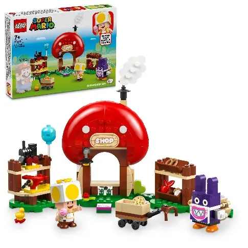 Bilde av best pris LEGO Super Mario - Ekstrabanesettet Nabbit besøker Toads butikk (71429) - Leker