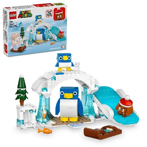 Bilde av best pris LEGO Super Mario - Ekstrabanesettet penguinfamiliens vintereventyr (71430) - Leker