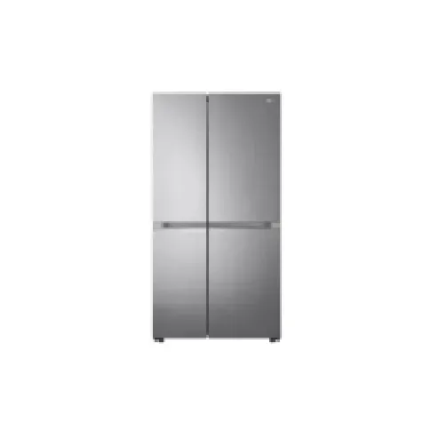 Bilde av best pris LG GSBV70PZTM - Kjøleskap/fryser - side-ved-side - bredde: 91.3 cm - dybde: 73.5 cm - høyde: 179 cm - 655 liter - Klasse F - inox premium Hvitevarer - Kjøl og frys - Side-by-Side