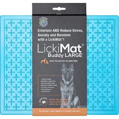 Bilde av best pris LICKI MAT - Dog Bowl Buddy Xl Light Blue 30,5X25,5Cm - (645.5384) - Kjæledyr og utstyr