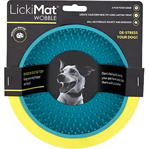 Bilde av best pris LICKIMAT - Dog Bowl Wobble Light Blue 17X17X8Cm - (645.5316) - Kjæledyr og utstyr