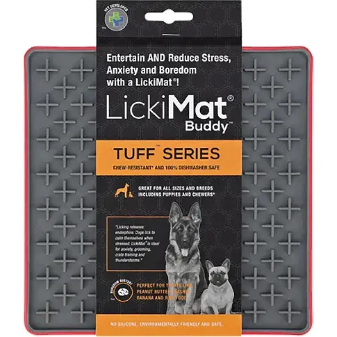 Bilde av best pris LICKIMAT - Dog lick mat Buddy Tuff Red 20Cm - (645.5456) - Kjæledyr og utstyr
